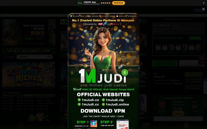 Screenshot of 1mjudi.cc