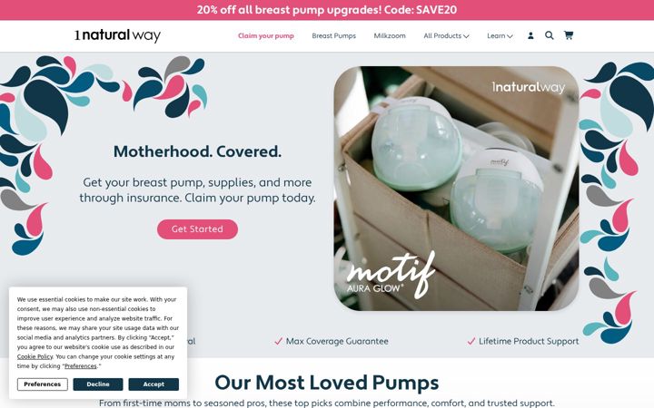 Screenshot of 1naturalway.com