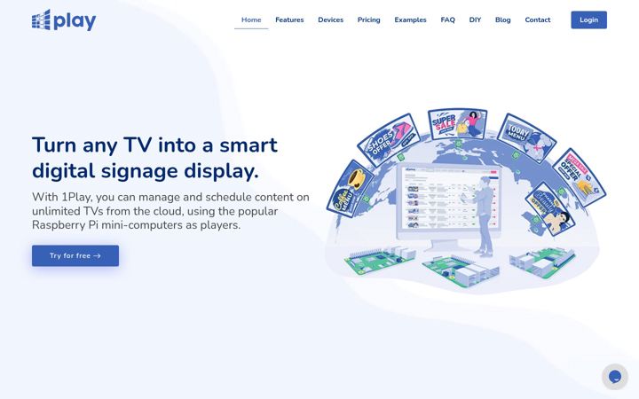 Screenshot of 1play.tv