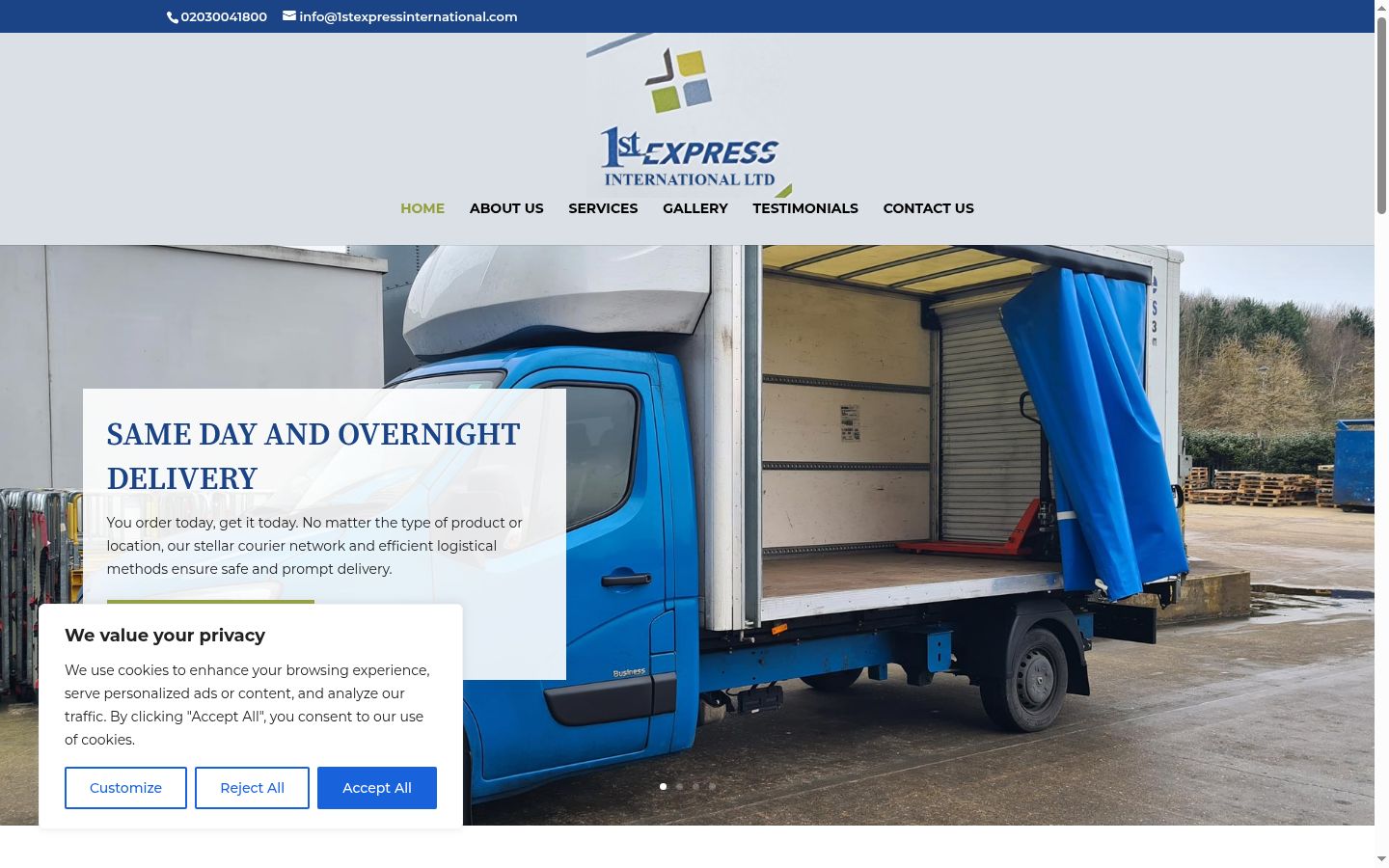 Sutikimo reklamjuostės, rodytos prieš bet kokią sąveiką, ekrano kopija