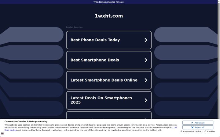 Screenshot of 1wxht.com