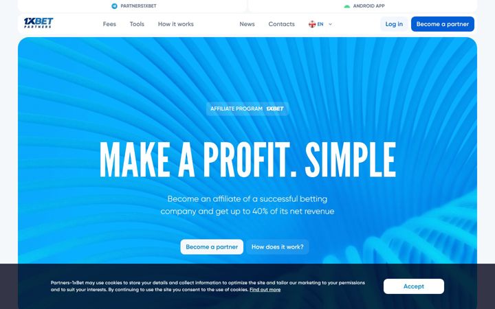 Screenshot of 1x.partners