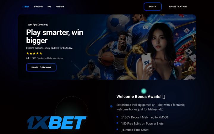 Screenshot of 1xbet-malaysia.com