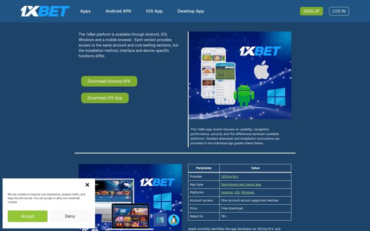 Screenshot of 1xbetapp-ph.com