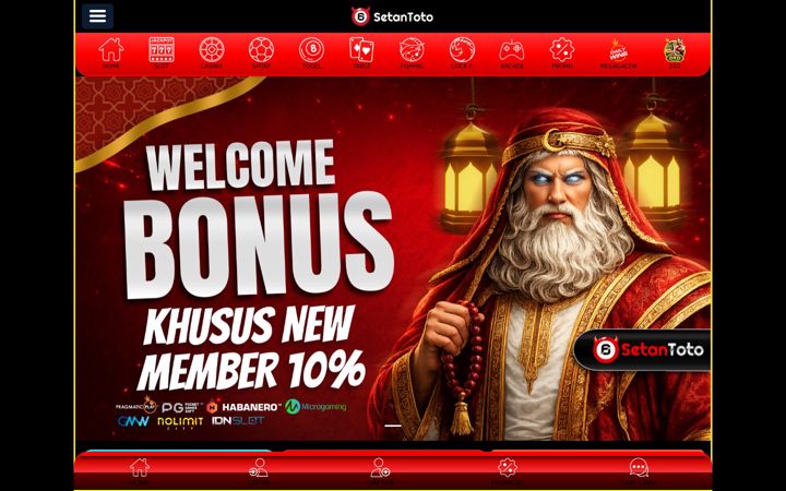 Screenshot of 2026setantoto100.com