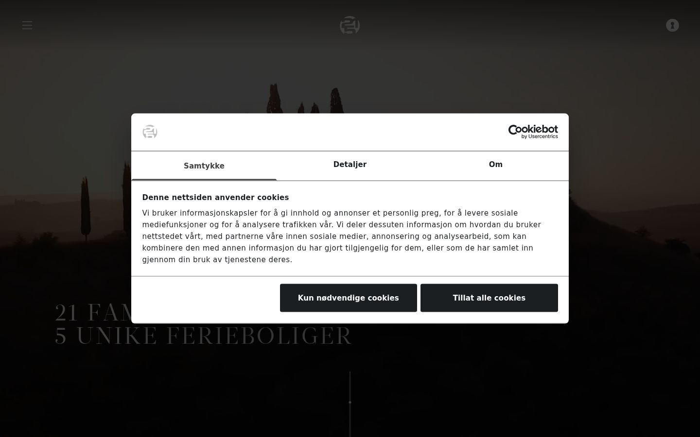 Zrzut ekranu banera zgody wyświetlanego przed jakąkolwiek interakcją