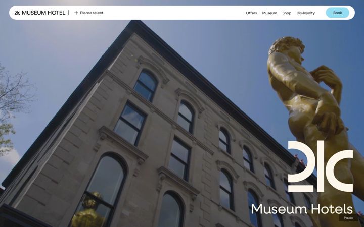 Zrzut ekranu 21cmuseumhotels.com