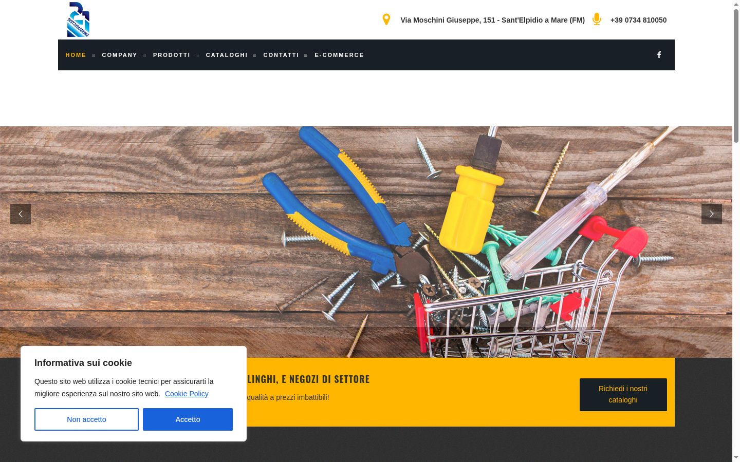 Captura de ecrã do banner de consentimento apresentado antes de qualquer interação