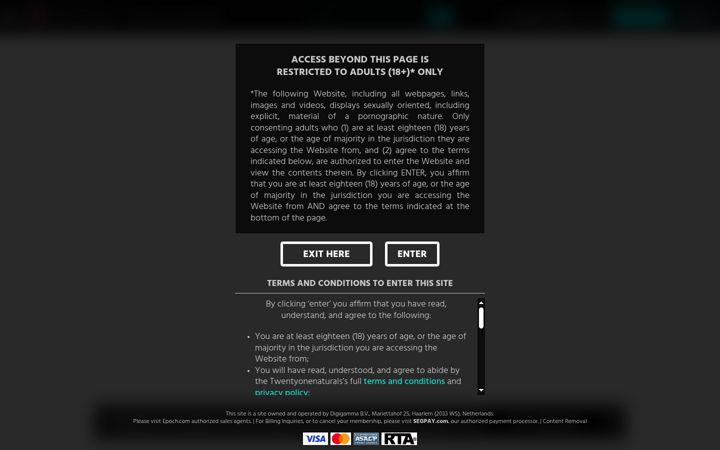 Screenshot of 21naturals.com