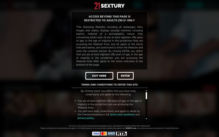 Screenshot di 21sextury.com