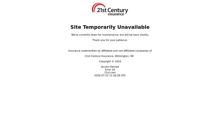 Screenshot of 21st.com