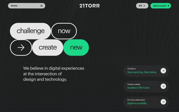 Screenshot of 21torr.com