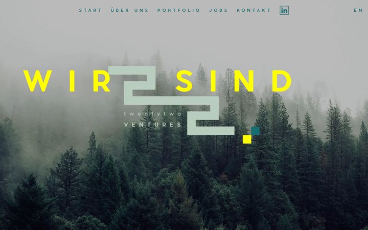 Screenshot of 22ventures.eu