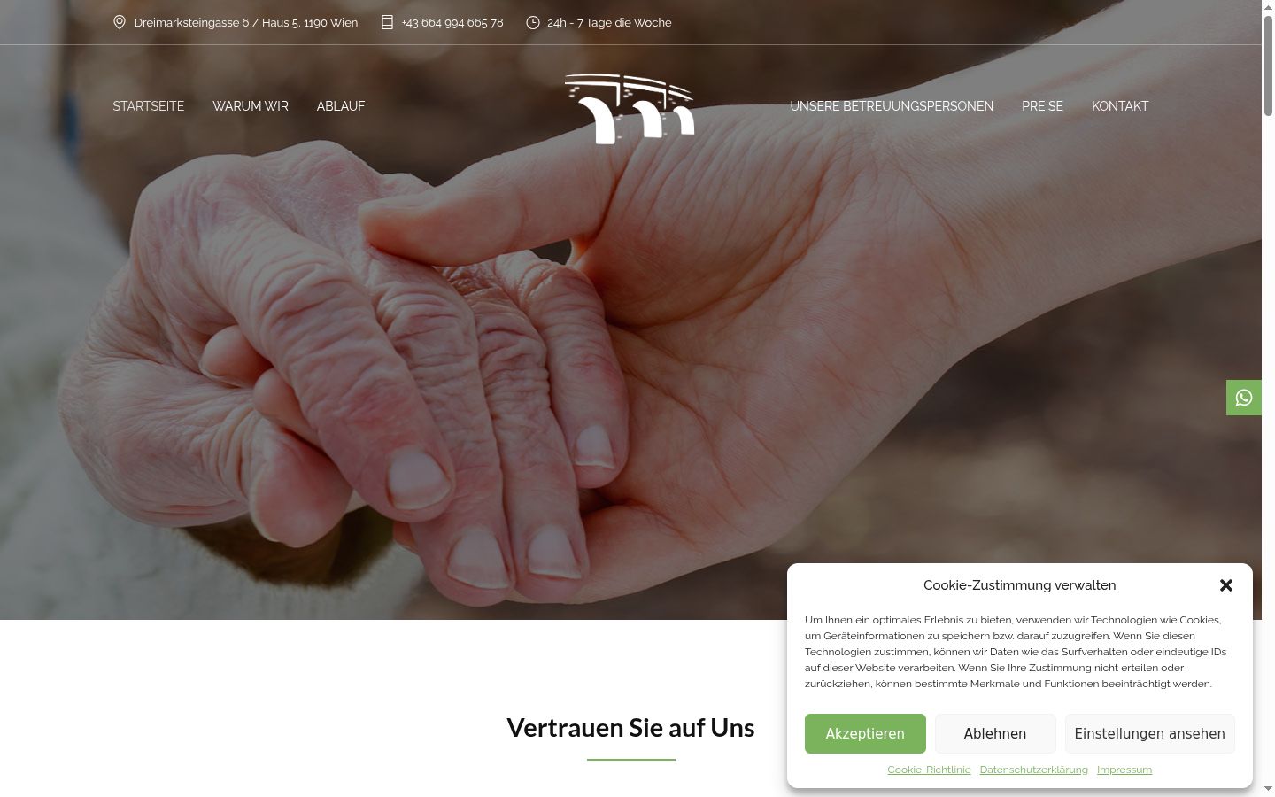 Sutikimo reklamjuostės, rodytos prieš bet kokią sąveiką, ekrano kopija