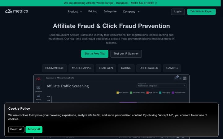 Zrzut ekranu 24metrics.com