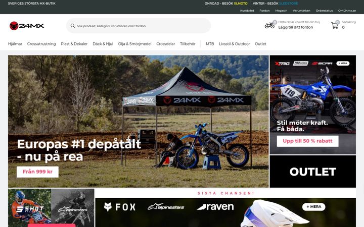 Screenshot of 24mx.se