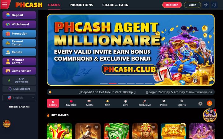 Screenshot von 24phcash.co