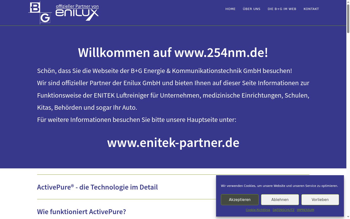 Screenshot tal-banner tal-kunsens muri qabel kwalunkwe interazzjoni