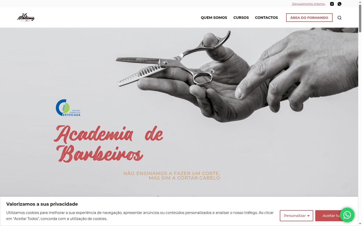 Capture d'écran de la bannière de consentement affichée avant toute interaction