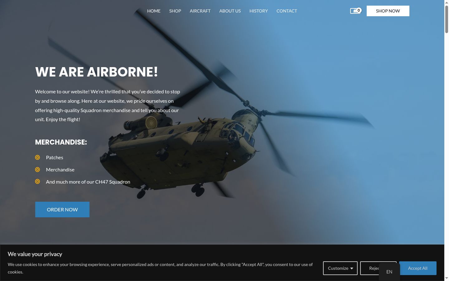 Screenshot του banner συγκατάθεσης που εμφανίστηκε πριν από οποιαδήποτε αλληλεπίδραση