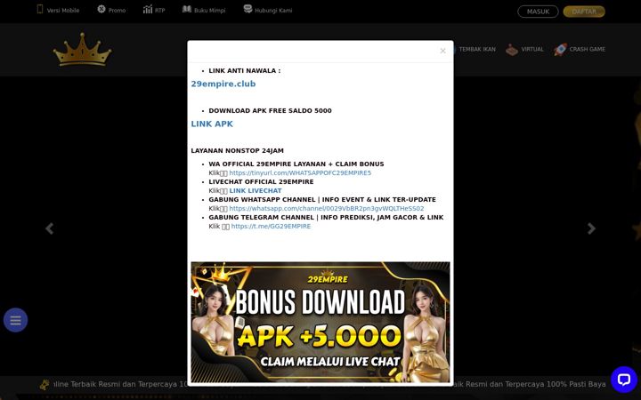 Screenshot of 29empire-54.site