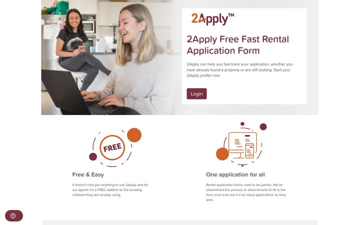 Screenshot of 2apply.com.au