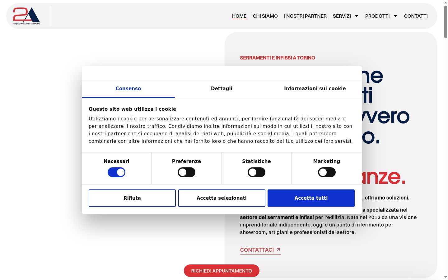 Zrzut ekranu banera zgody wyświetlanego przed jakąkolwiek interakcją