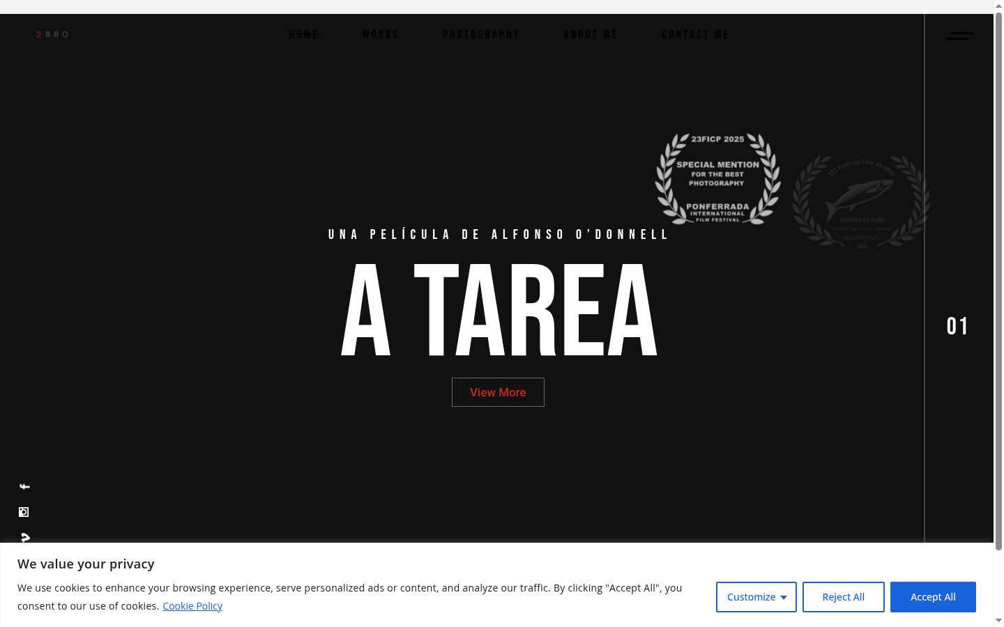 Screenshot του banner συγκατάθεσης που εμφανίστηκε πριν από οποιαδήποτε αλληλεπίδραση