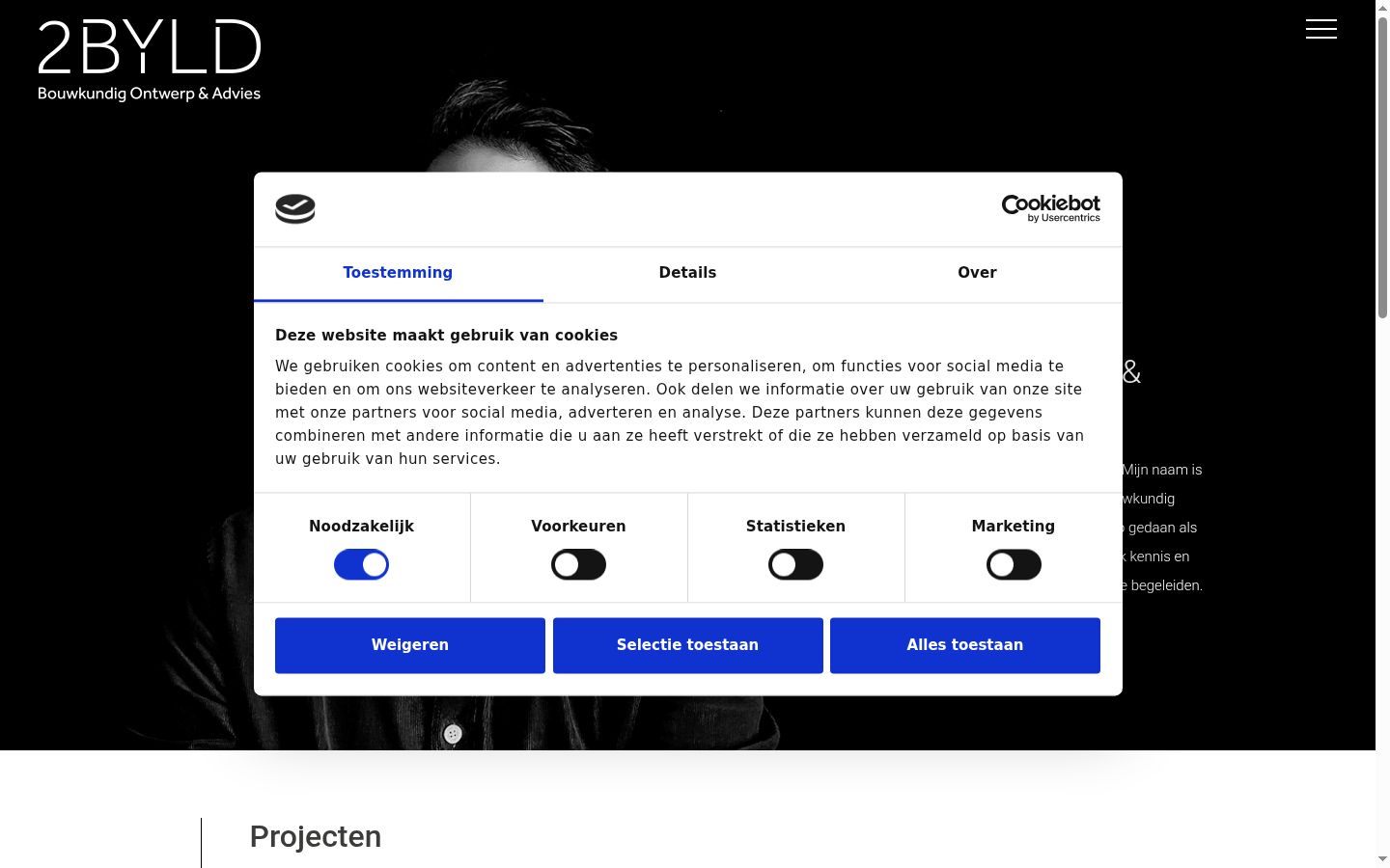 Sutikimo reklamjuostės, rodytos prieš bet kokią sąveiką, ekrano kopija