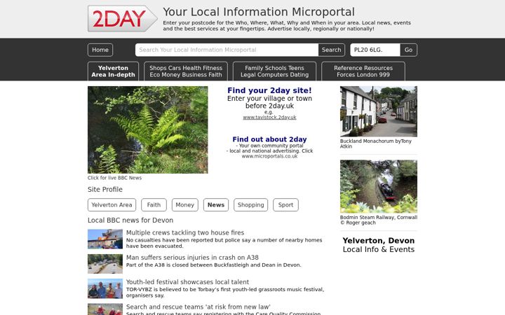 Screenshot of 2day.uk