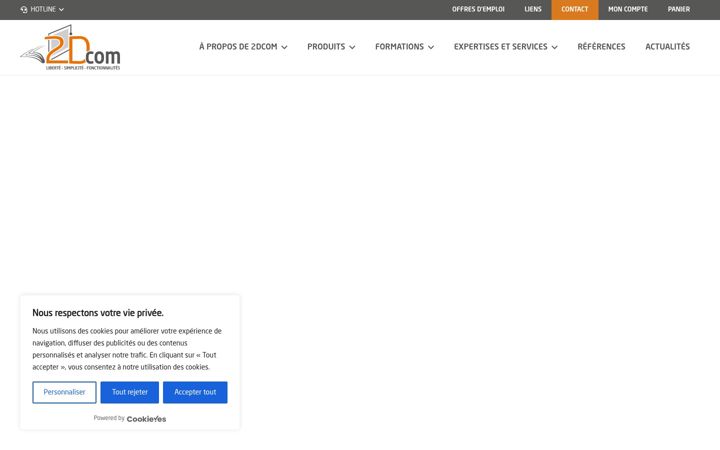 Zrzut ekranu 2dcom.fr