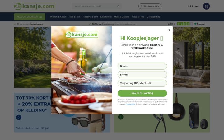 Screenshot of 2dekansje.com
