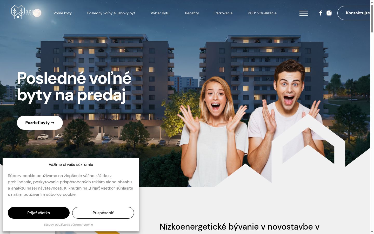 Skärmbild av samtyckesbannern som visades före någon interaktion