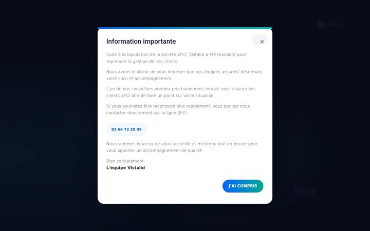 Screenshot von 2fci.com