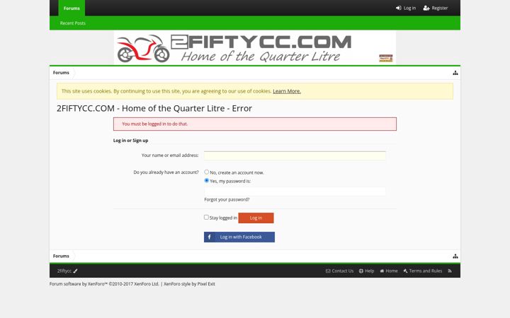 Screenshot of 2fiftycc.com