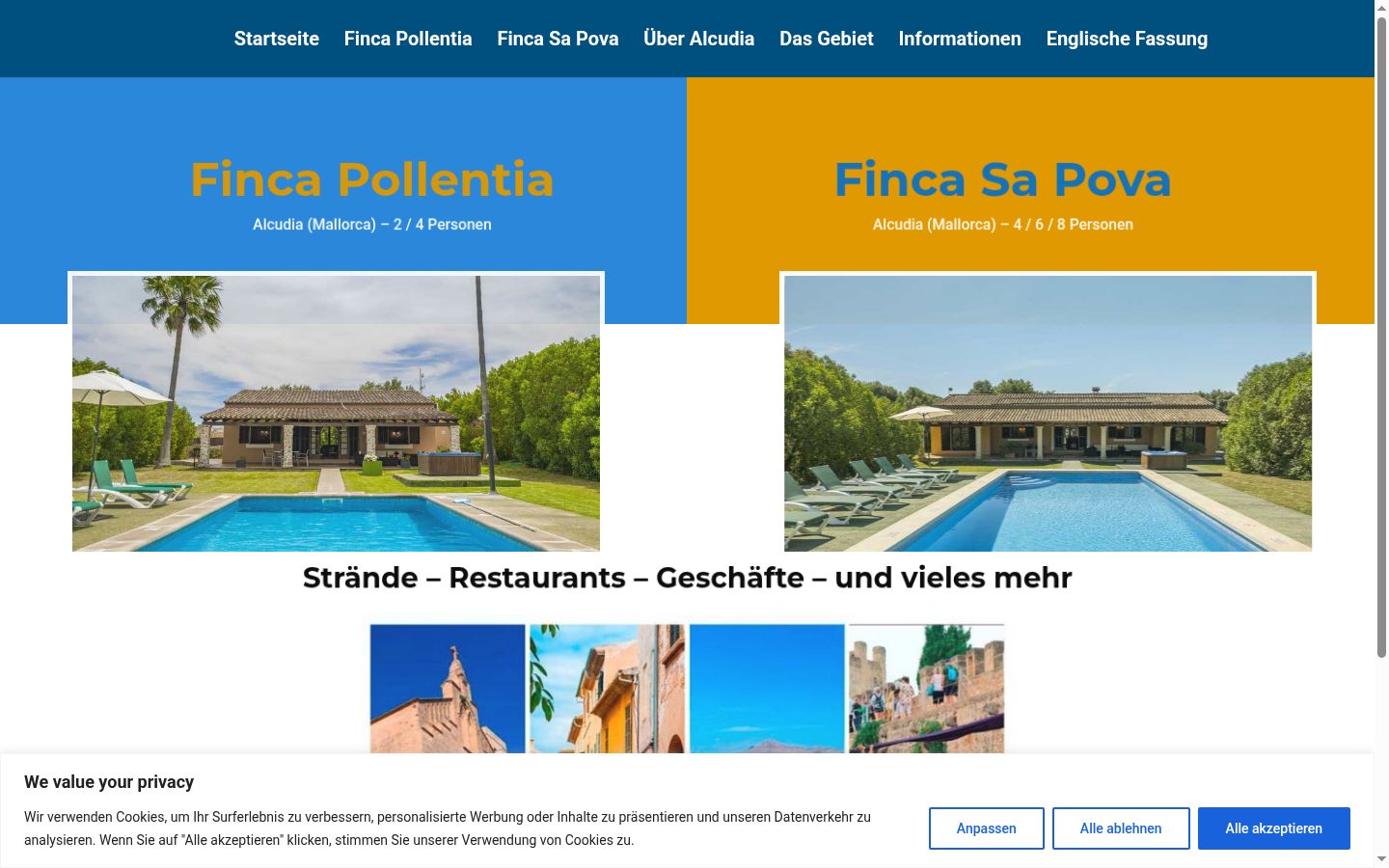 Zrzut ekranu banera zgody wyświetlanego przed jakąkolwiek interakcją