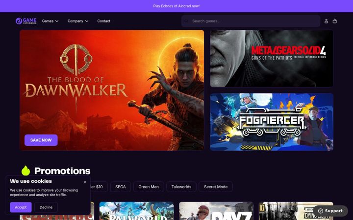 Screenshot of 2game.com