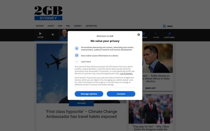 Screenshot of 2gb.com