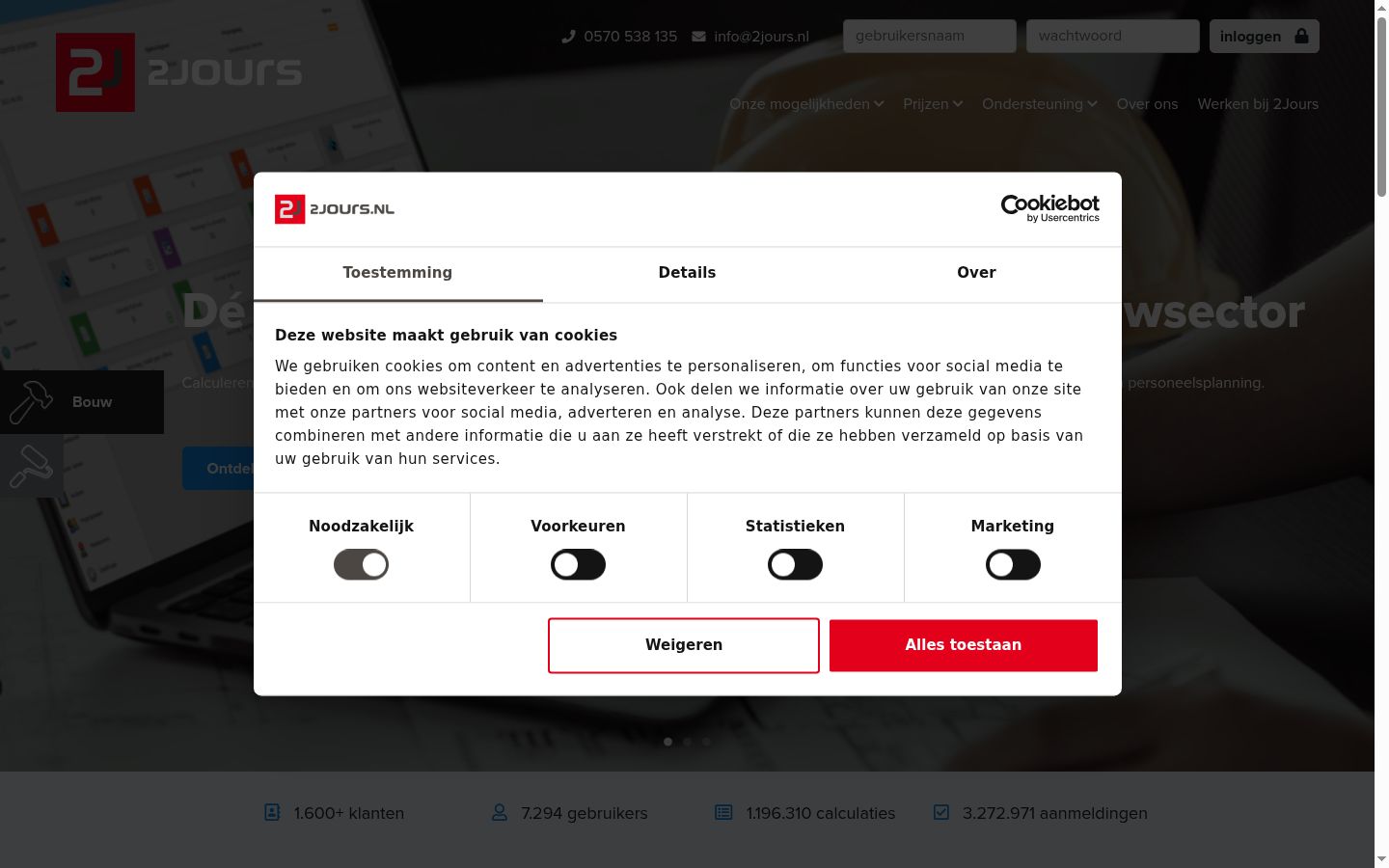 Snímka obrazovky banera súhlasu zobrazeného pred akoukoľvek interakciou