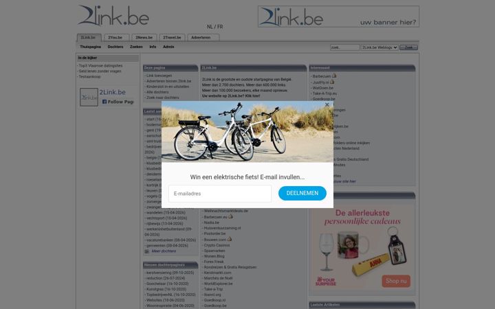 Screenshot di 2link.be