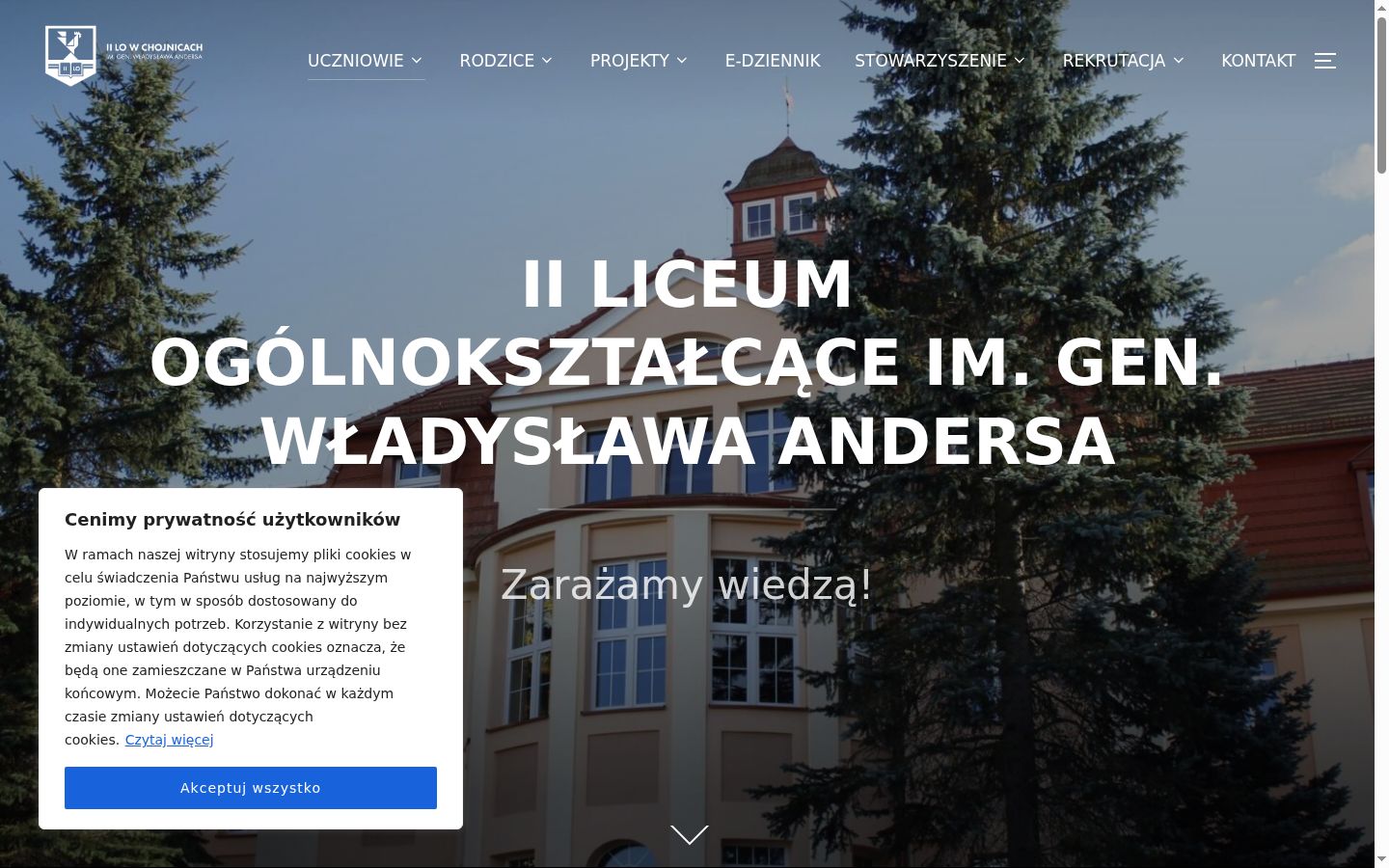 Snímek obrazovky baneru souhlasu zobrazeného před jakoukoli interakcí