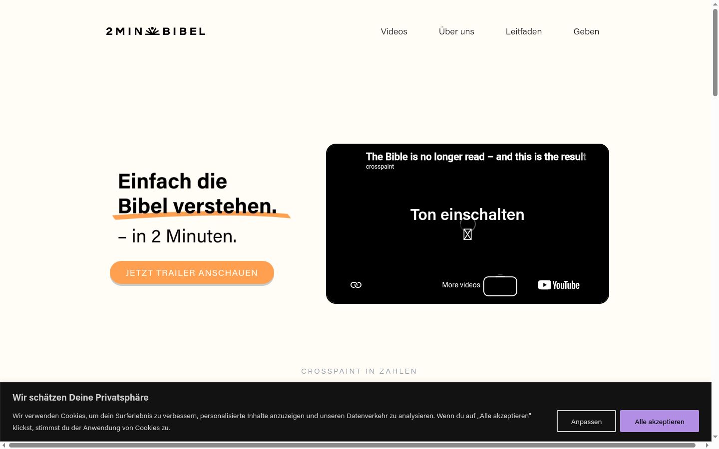 Screenshot tal-banner tal-kunsens muri qabel kwalunkwe interazzjoni
