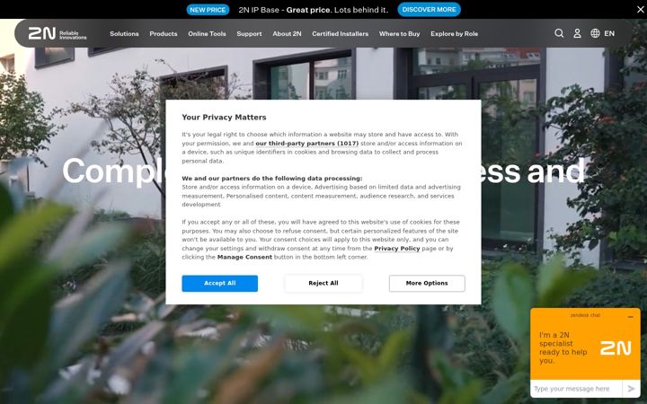 Screenshot of 2n.com
