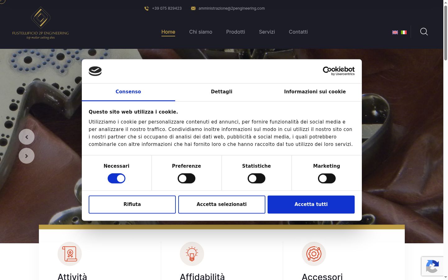 Captură de ecran a bannerului de consimțământ afișat înainte de orice interacțiune