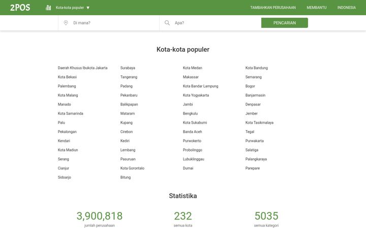 Screenshot of 2pos.asia