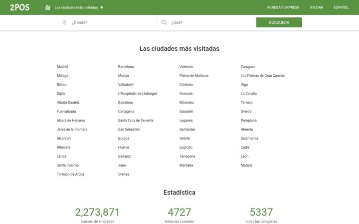 Screenshot ta' 2pos.es