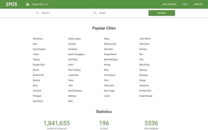 Screenshot of 2pos.guru