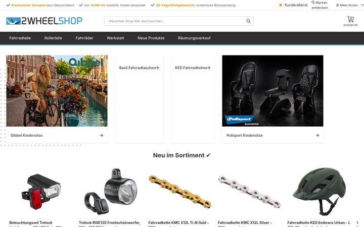 Screenshot of 2wheelshop.eu