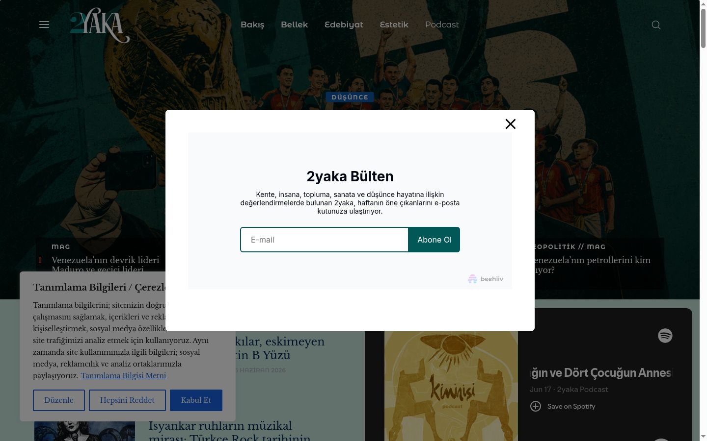 Zrzut ekranu banera zgody wyświetlanego przed jakąkolwiek interakcją