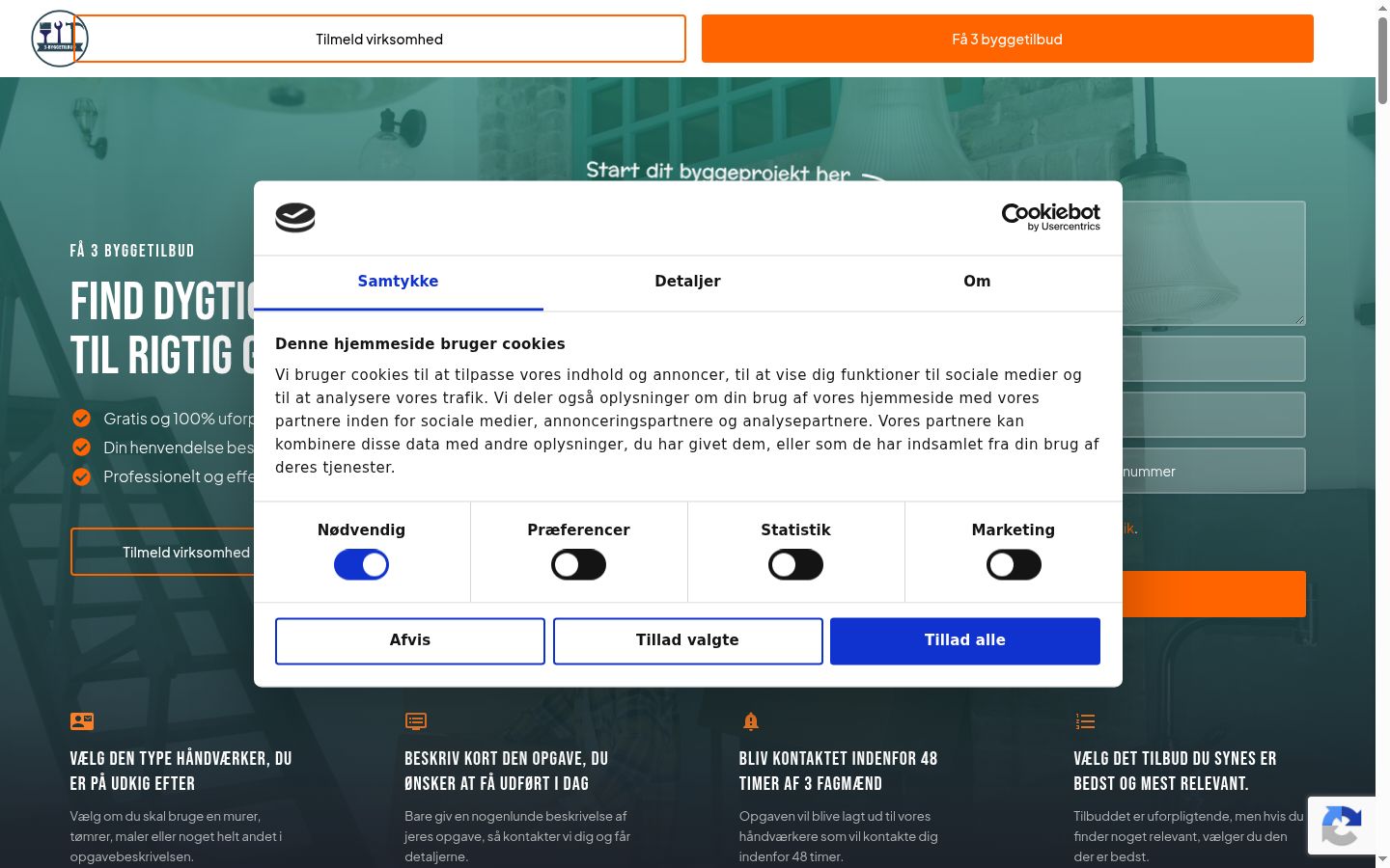 Sutikimo reklamjuostės, rodytos prieš bet kokią sąveiką, ekrano kopija